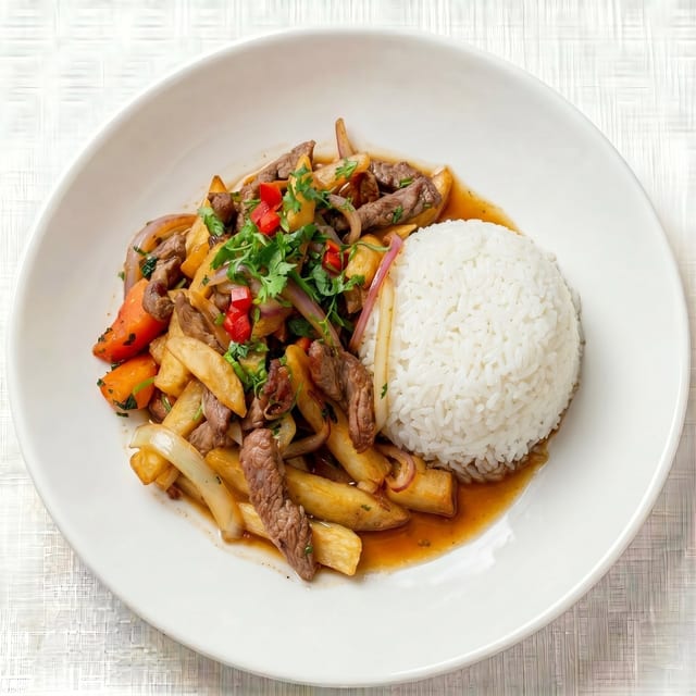 Lomo Saltado.